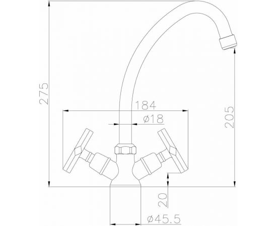 Смеситель для кухонной мойки Lemark Promotion LM6050C_, изображение 2