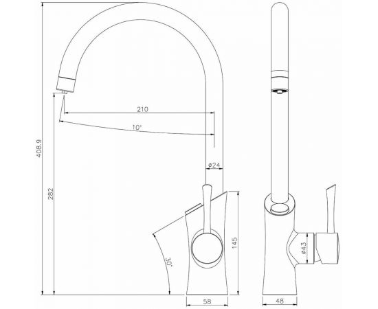 Смеситель для кухонной мойки Lemark Comfort  LM3072C_, изображение 2