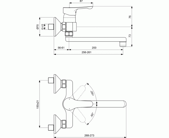 Смеситель для кухонной мойки Ideal Standard ALPHA BC661AA_, изображение 2