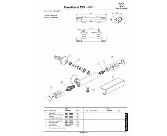 Смеситель Ideal Standard A7201AA для душа_, изображение 6