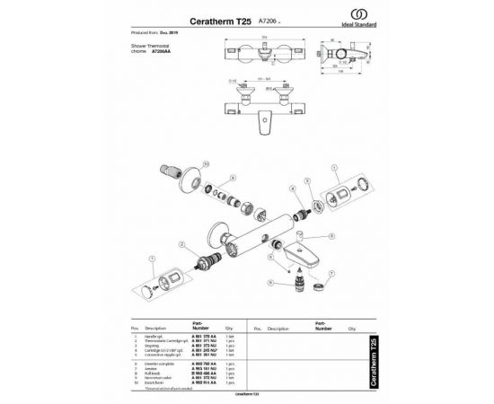 Смеситель Ideal Standard A7206AA для ванны с душем_, изображение 5