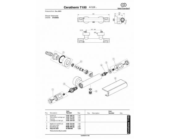 Смеситель Ideal Standard A7229AA для душа_, изображение 6