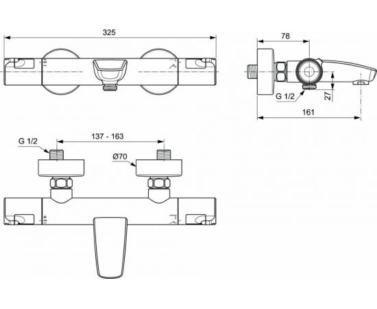 Смеситель Ideal Standard A7223AA для ванны с душем_, изображение 5