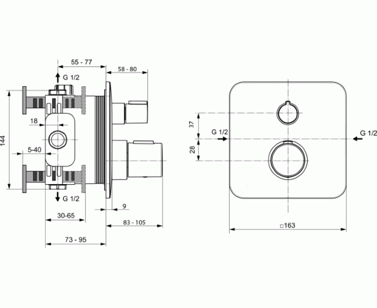 Смеситель Ideal Standard  TONIC II A6345AA для ванны/душа_, изображение 2