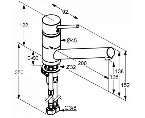 Смеситель для кухни Kludi Scope 339330575, хром_, изображение 4