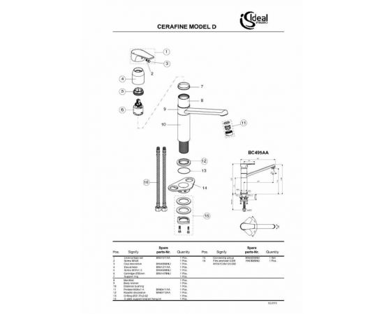 Смеситель Ideal Standard BC495AA для кухонной мойки_, изображение 5