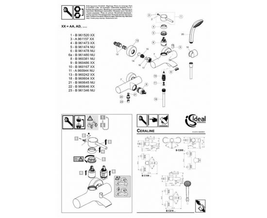 Смеситель Ideal Standard BC200U4 для душа_, изображение 3