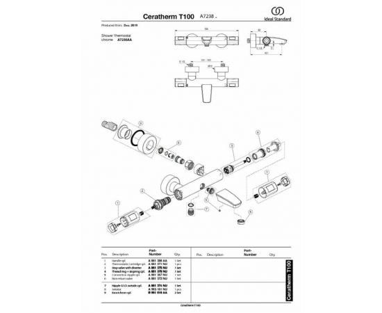 Смеситель Ideal Standard A7238AA для ванны с душем_, изображение 6