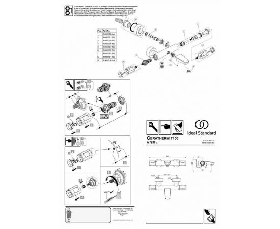 Смеситель Ideal Standard A7238AA для ванны с душем_, изображение 7