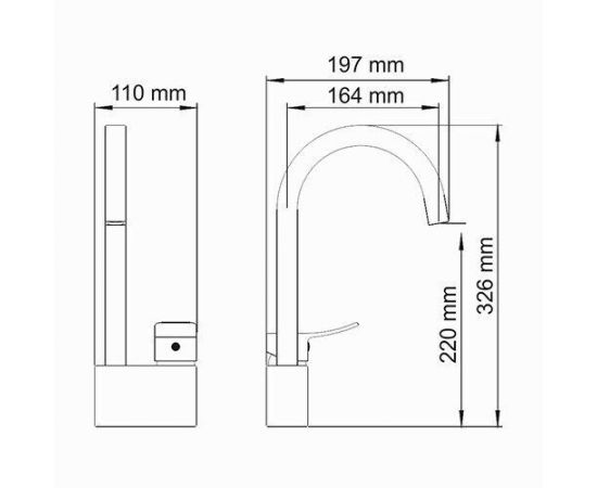 Смеситель для кухни WasserKRAFT Aller 1067WHITE_, изображение 3