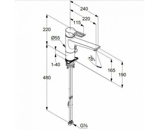 Смеситель для кухни Kludi Mix Multi DN 15 329063975 с дополнительным краном, черный_, изображение 2