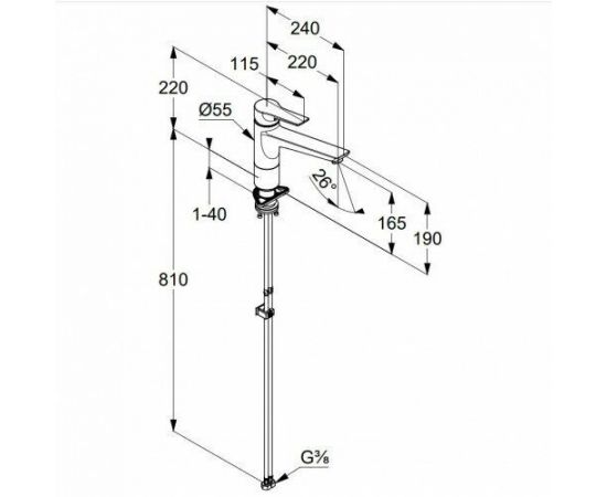 Смеситель для кухни Kludi Mix Bajonett DN 15 329340575, хром_, изображение 2