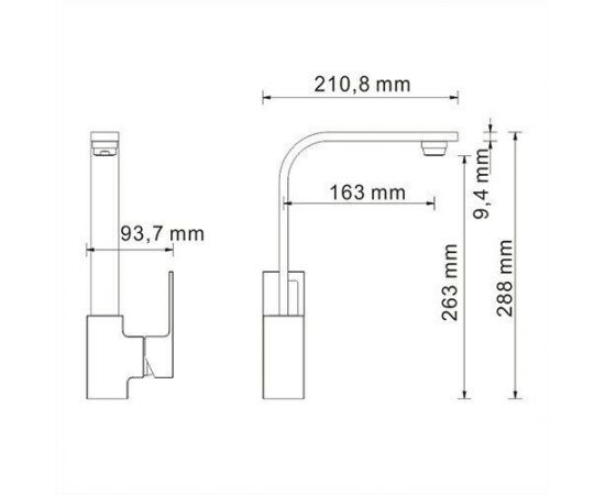 Смеситель для кухни WasserKRAFT Alme 1507_, изображение 3