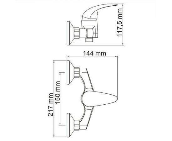 Смеситель для душа WasserKRAFT Isen 2602_, изображение 3