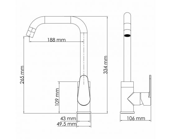 Смеситель для кухни WasserKRAFT Alz 28807_, изображение 3