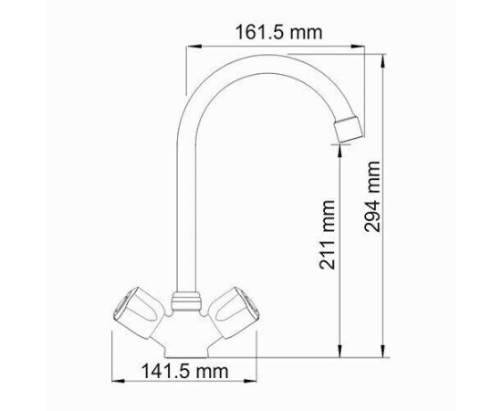 Смеситель для кухни WasserKRAFT Amper 2907_, изображение 3