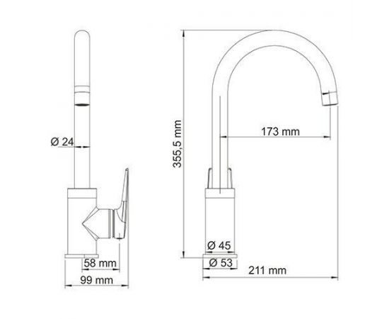 Смеситель для кухни WasserKRAFT Lopau 3207_, изображение 3