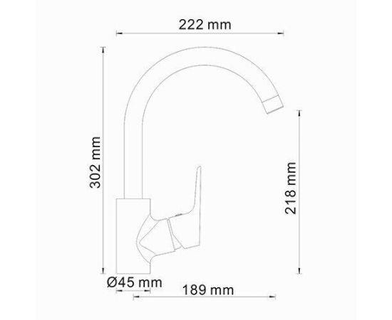 Смеситель для кухни WasserKRAFT Lippe 4507_, изображение 3