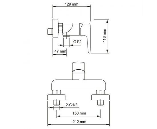 Смеситель для душа WasserKRAFT Vils 5602_, изображение 3