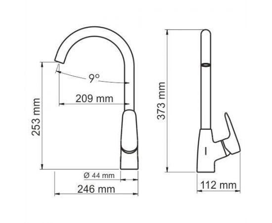 Смеситель для кухни WasserKRAFT Vils 5607_, изображение 3