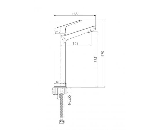 Смеситель для раковины Cersanit FLAVIS 63038_, изображение 8