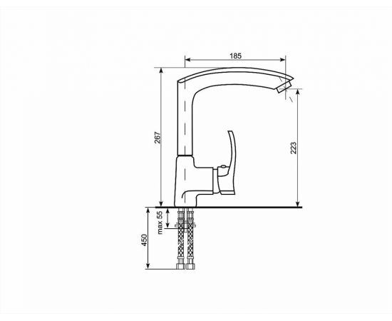 Смеситель для кухни Ulgran U-005-344_, изображение 2