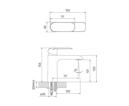 Смеситель IDDIS Calipso CALSB00i01 для раковины_, изображение 7