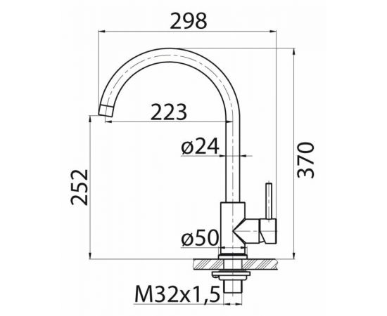 Смеситель для кухни BelBagno BB-LAM03-IN, сатин_, изображение 2