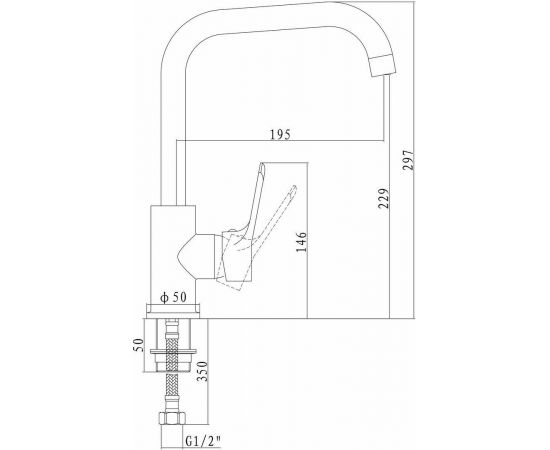 Смеситель для кухни BOCH MANN CK-Z18B6_, изображение 2