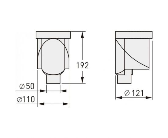 Сифон BERGES S-образный самопромывный, D50/105 H30/80 вертикальный выпуск  48l/m_, изображение 2