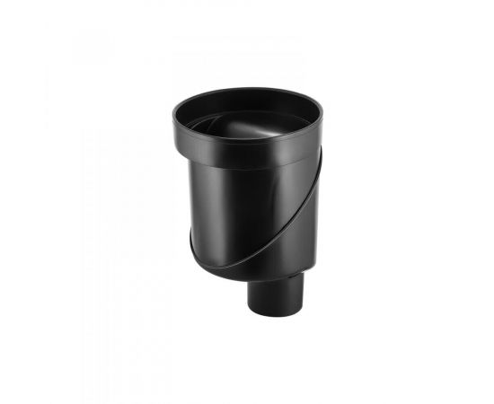 Желоб водосток BERGES SUPER Slim 800, черный матовый, вертикальный выпуск S-сифон D50/105мм H30/80мм_, изображение 7