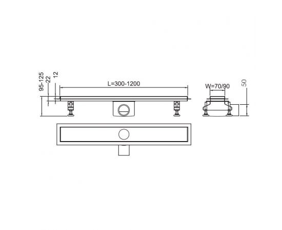 Душевой трап RGW SDR-01-E1 21210112-01_, изображение 5