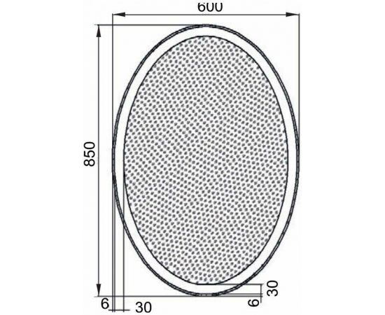 Зеркало Aquanet Комо 6085 LED арт.00196667_, изображение 3