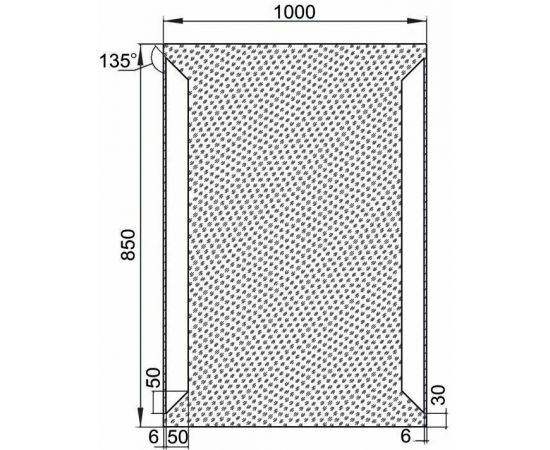 Зеркало Aquanet Сорренто 10085 LED арт.00196652_, изображение 3