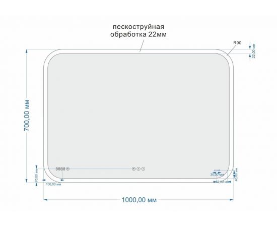 Зеркало Cersanit LED 070 DESIGN PRO 100_, изображение 4