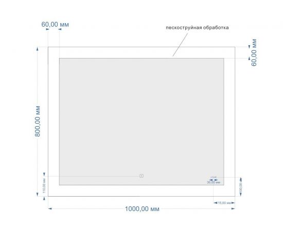 Зеркало Cersanit LED 030 DESIGN 100_, изображение 4