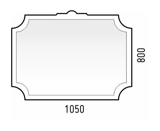 Зеркало Corozo Манойр 105_, изображение 4