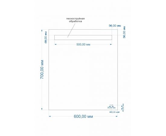 Зеркало Cersanit LED 010 BASE 60_, изображение 4