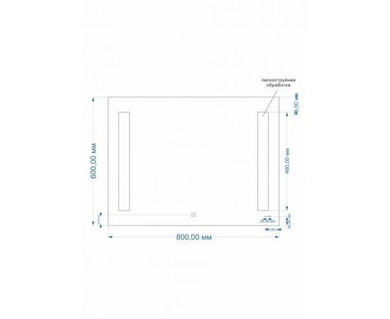 Зеркало Cersanit LED 020 BASE 80_, изображение 3