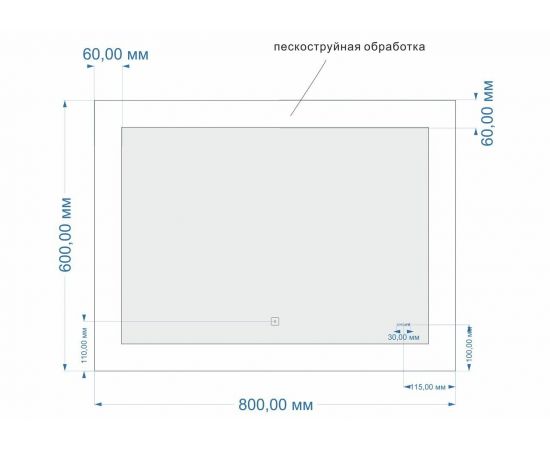 Зеркало Cersanit LED 030 DESIGN 80_, изображение 4