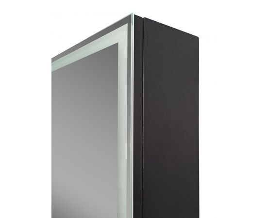 Зеркало-шкаф Континент "Mirror Box black Led" 600х800_, изображение 3