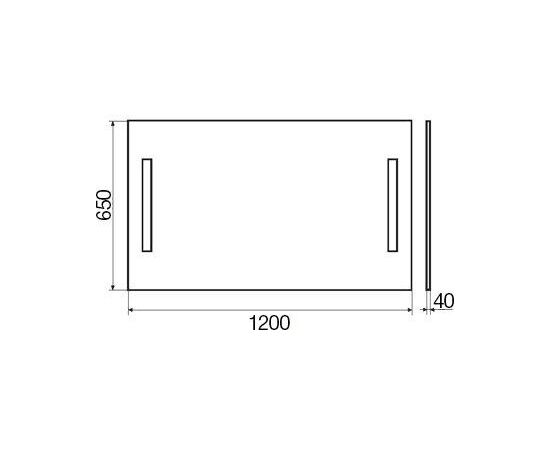 Зеркало Comforty Жасмин-120 светодиодная лента, сенсор 1200*650 00004140518CF_, изображение 3