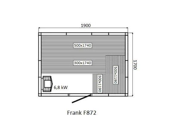 Финская сауна Frank F872_, изображение 7