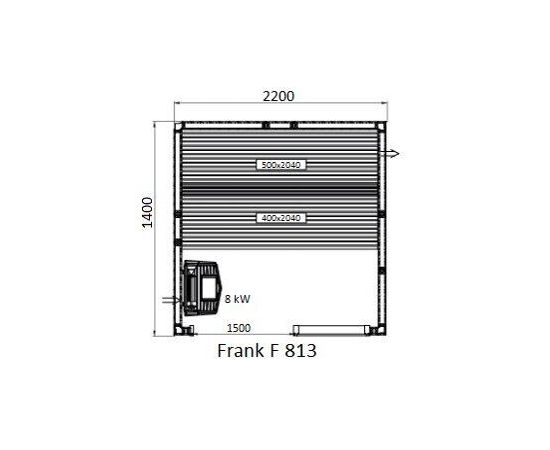 Финская сауна Frank F813_, изображение 5