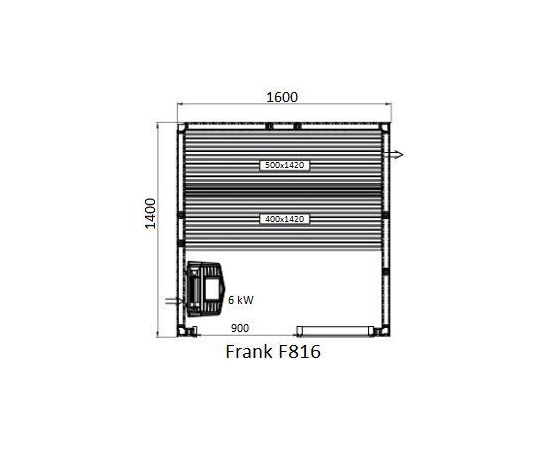 Финская сауна Frank F816_, изображение 4