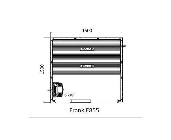 Финская сауна Frank F855_, изображение 5