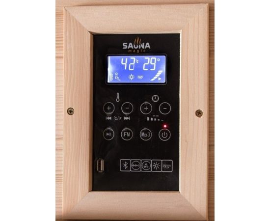 Инфракрасная сауна SaunaMagic Glass RCS Micro (90х90)_, изображение 7