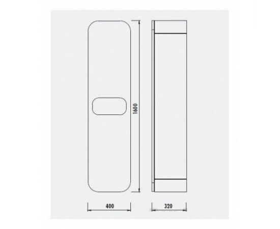 Шкаф-пенал Creavit Pion PN2160.02.BDM_, изображение 4