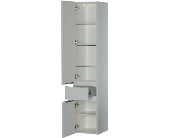 Шкаф-пенал для ванной Aquanet Латина 35 L белый арт. 00187544_, изображение 4