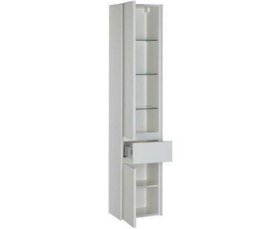 Шкаф-пенал для ванной Aquanet Латина 35 L белый арт. 00187544_, изображение 7